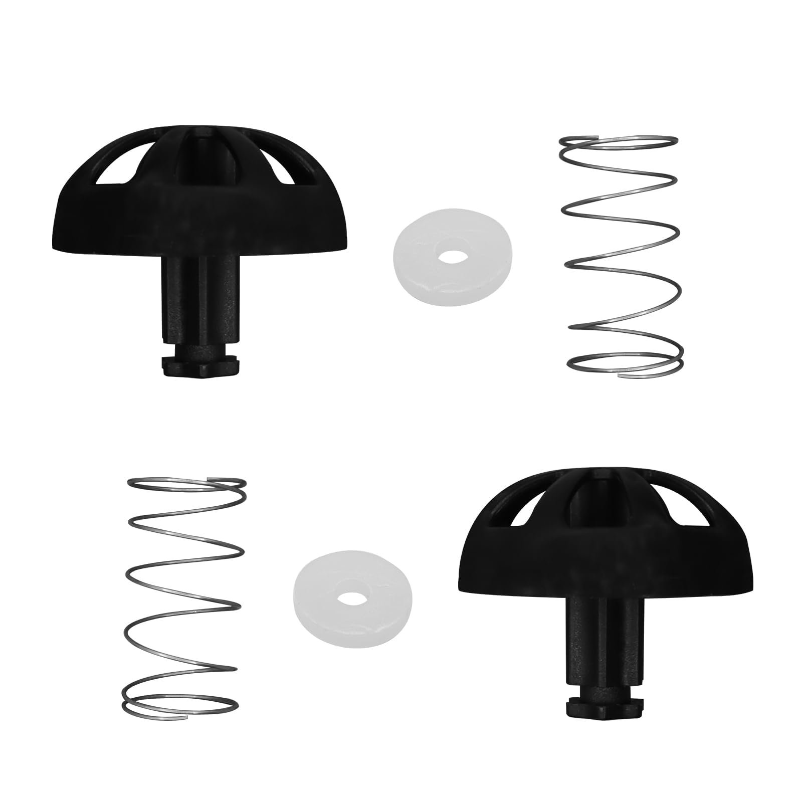 2-Pack Coffee Replacement Brew Basket Spring Loaded Stopper Kits Fits For Mr. Coffee Black and Decker Hamilton coffee maker parts, Parts Number 990117900 990237500 Coffee Machine Accessory